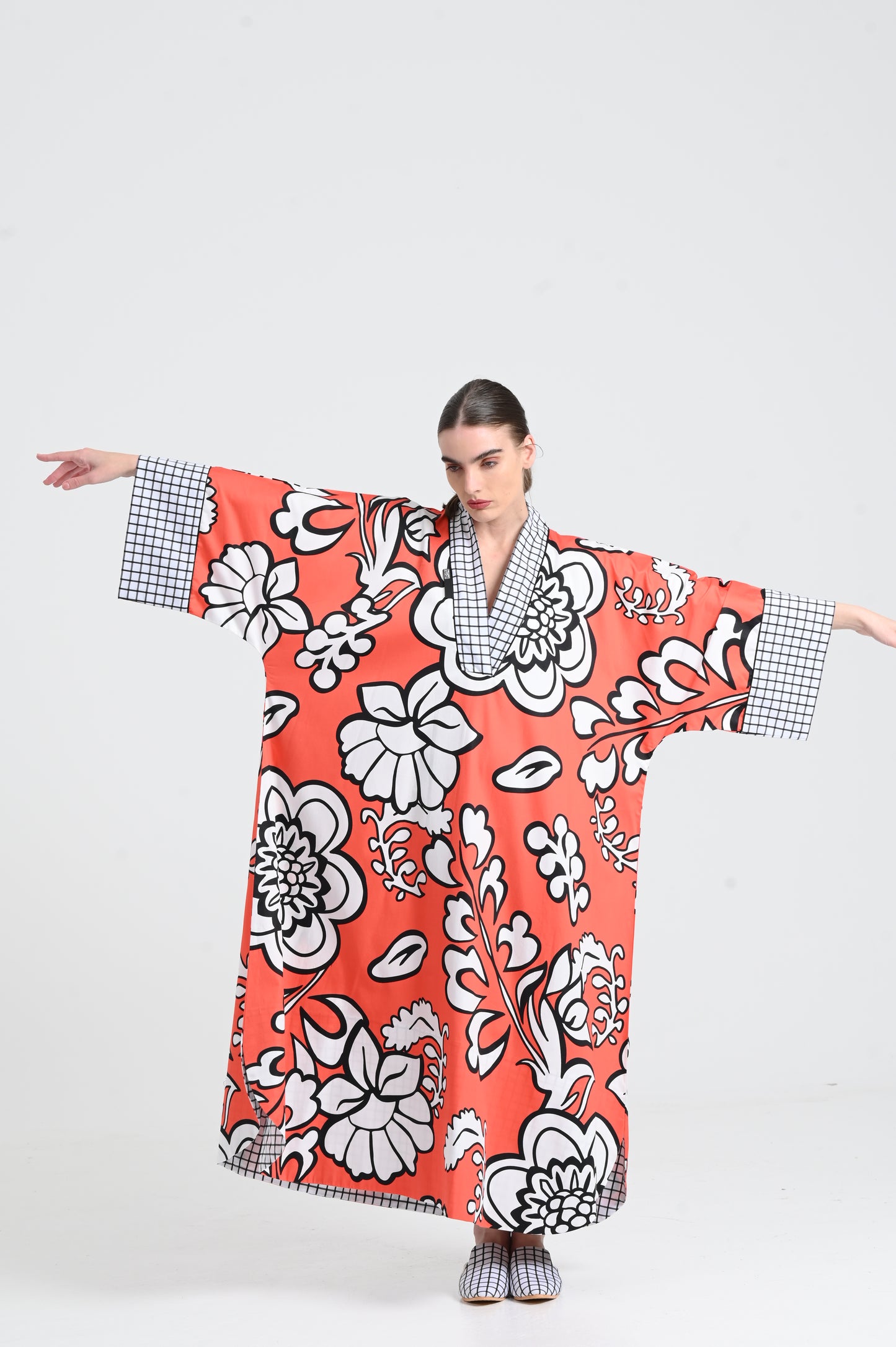 فستان برتقالي مقاس واحد