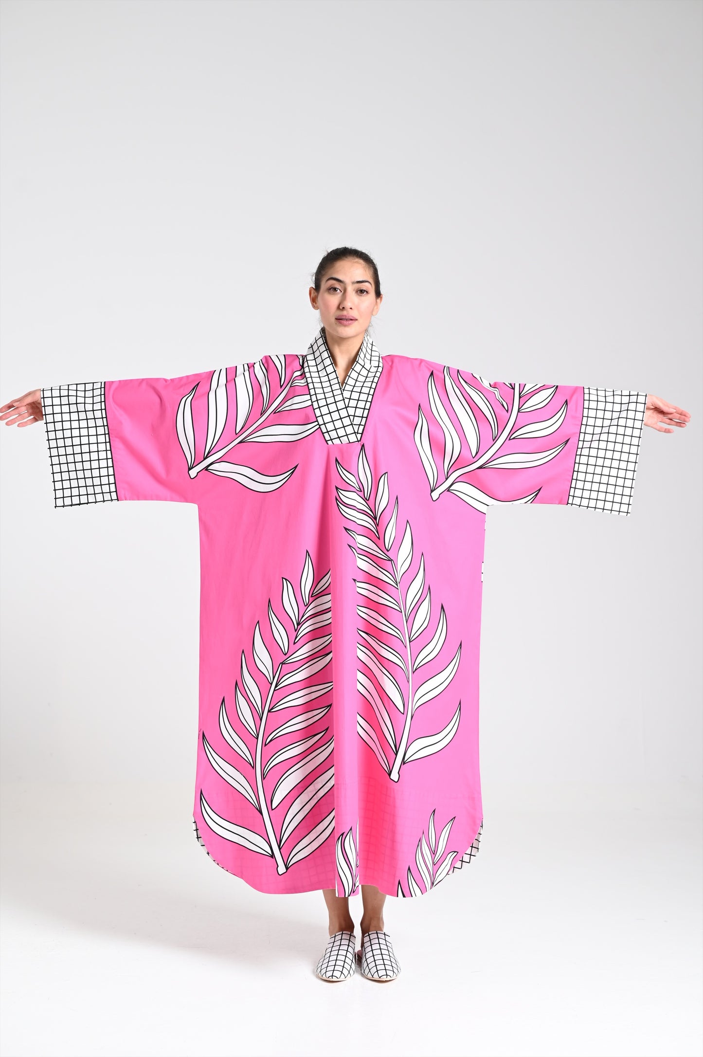 فستان وردي فوشيا - مقاس واحد