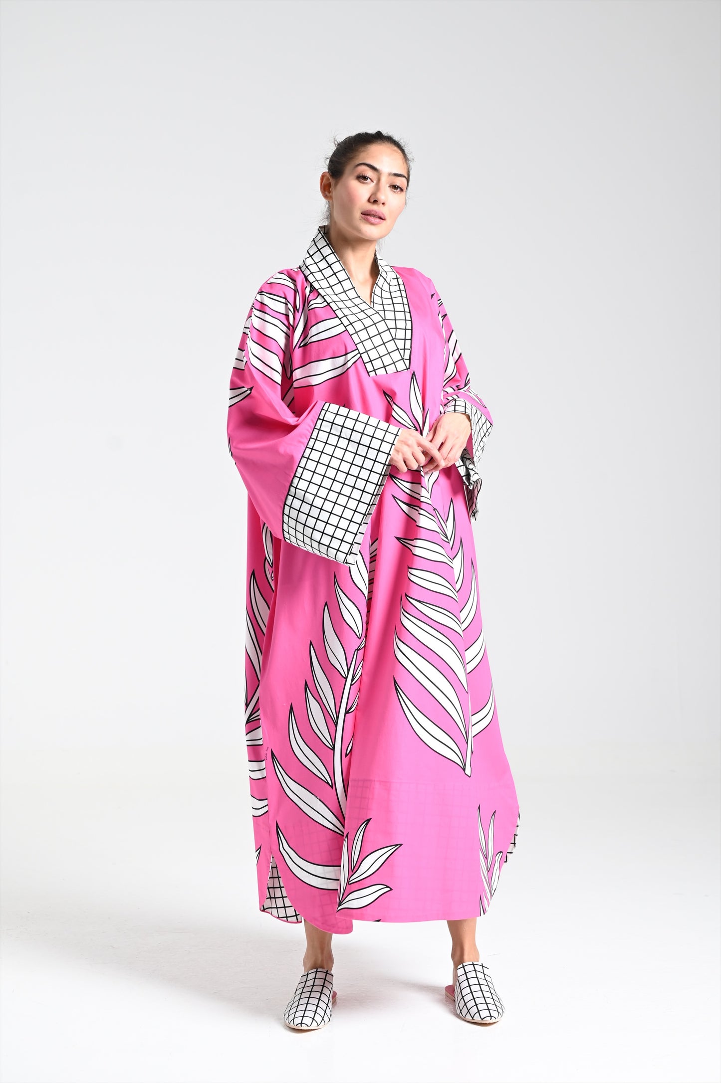 فستان وردي فوشيا - مقاس واحد